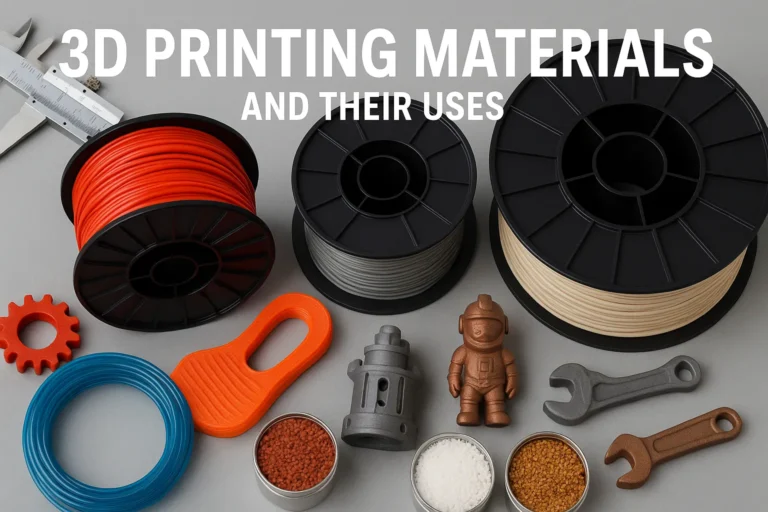 Overview of 3D printing materials