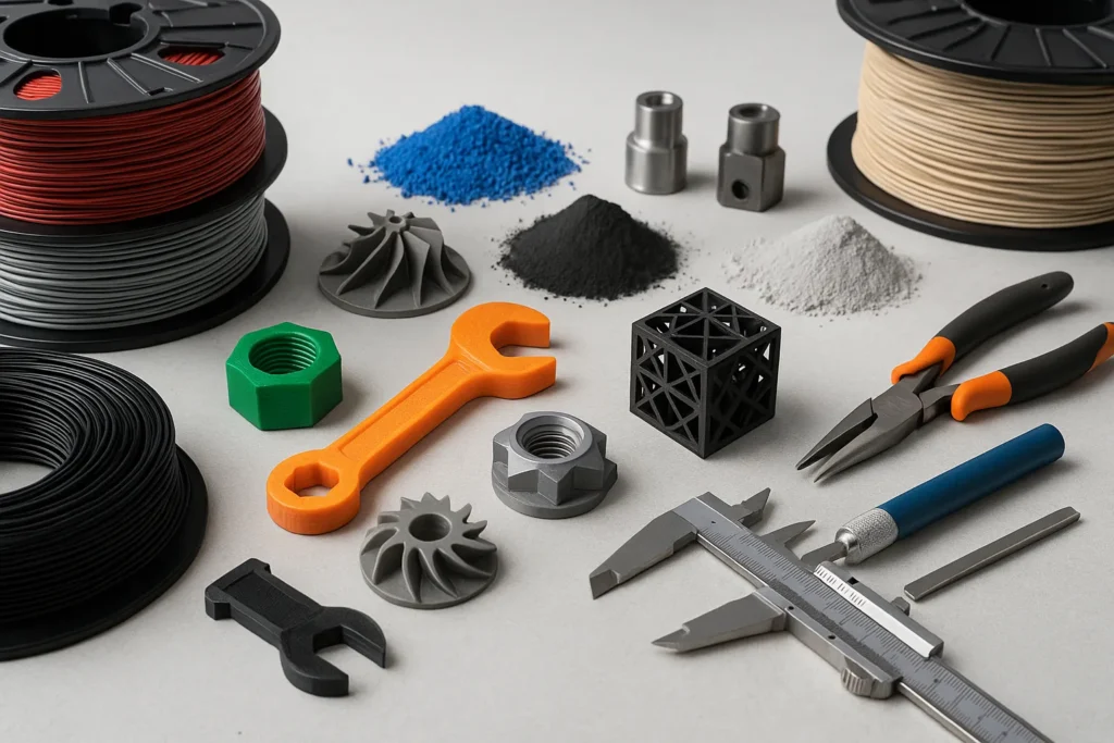 Top 30 Powerful 3D Printing Materials You Must Know in 2025 1 Overview of 3D printing materials
