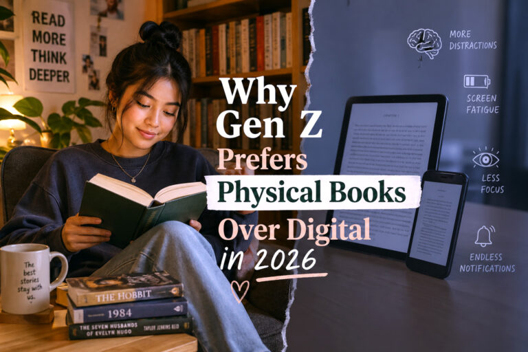 Why Gen Z Prefers Physical Books Over Digital in 2026
