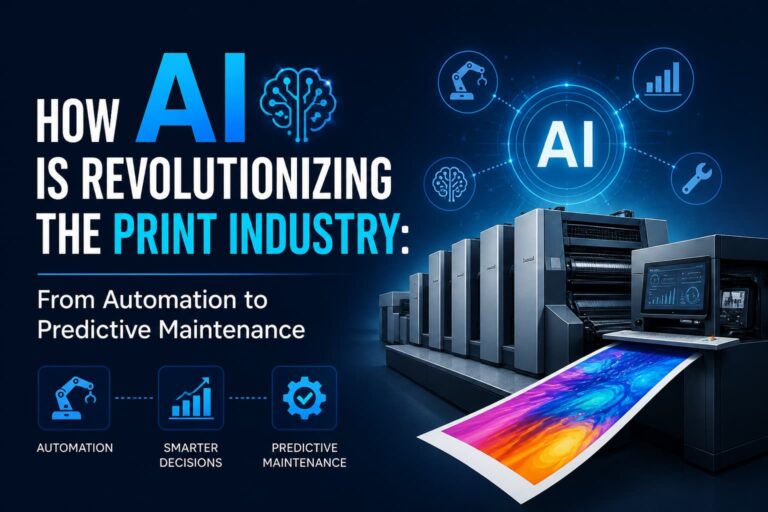 How AI is Revolutionizing the Print Industry From Automation to Predictive Maintenance