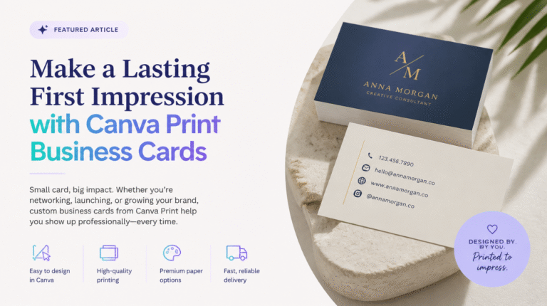 how to print canva business cards at home